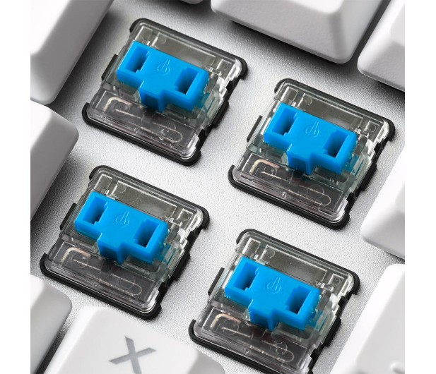 Sharkoon PureWriter White RGB Kailh Blue - 1105750 - zdjęcie 3